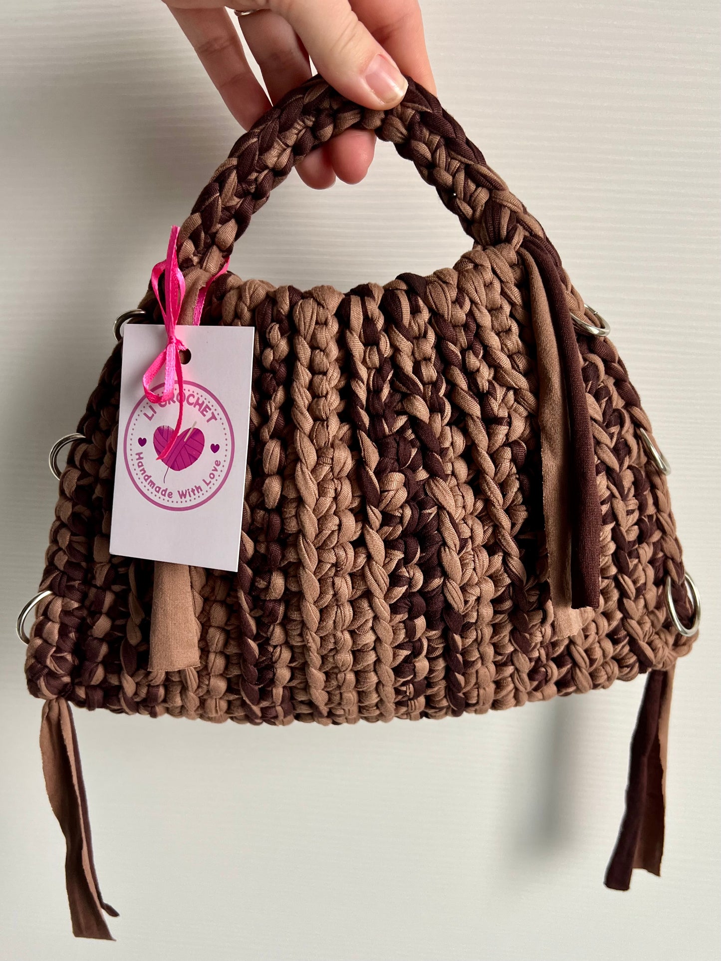 Crochet bag con anelli๐๐๐๐ค๐ฉถ๐ค