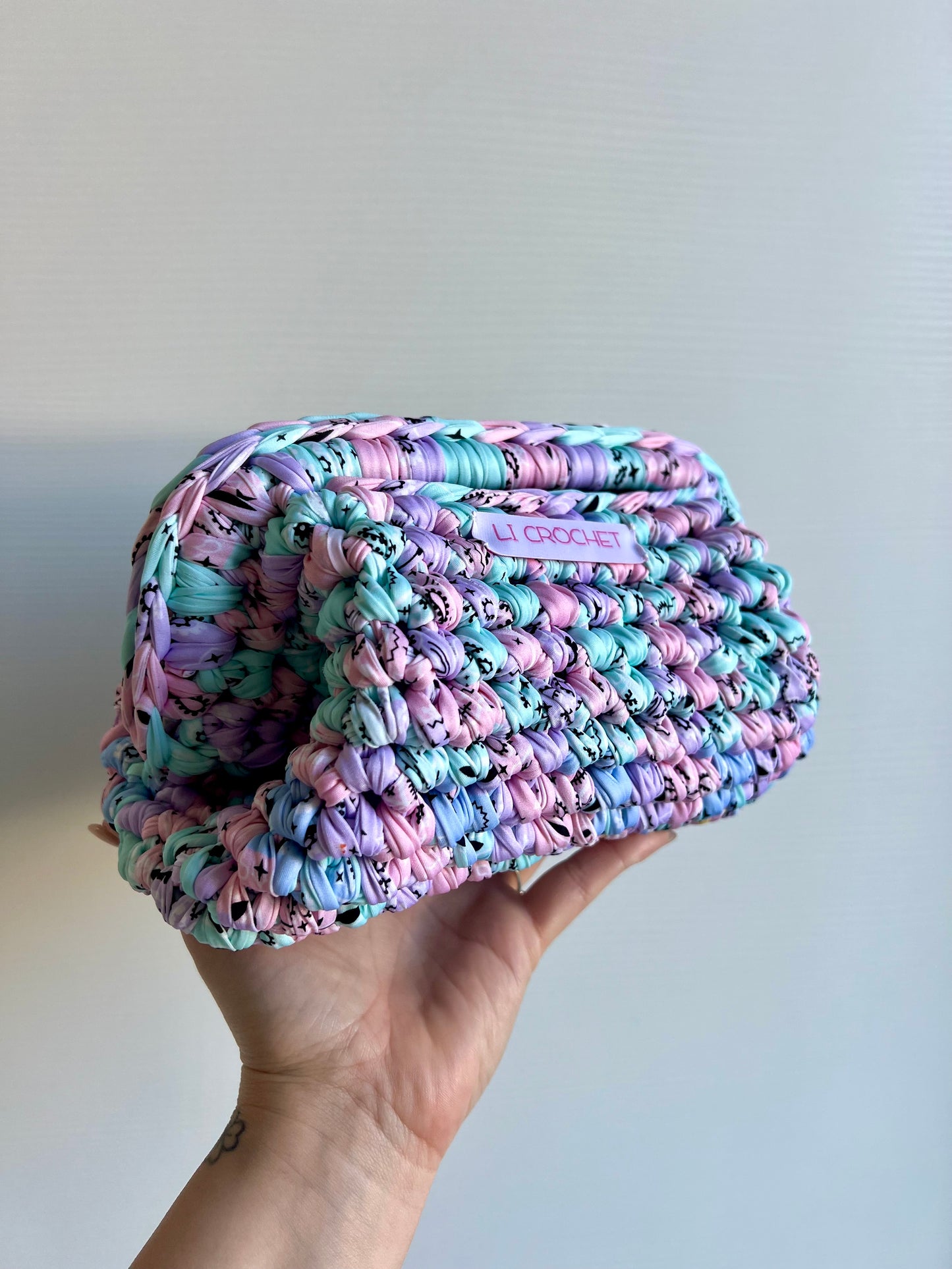 Clutch effetto bandana 💛💜