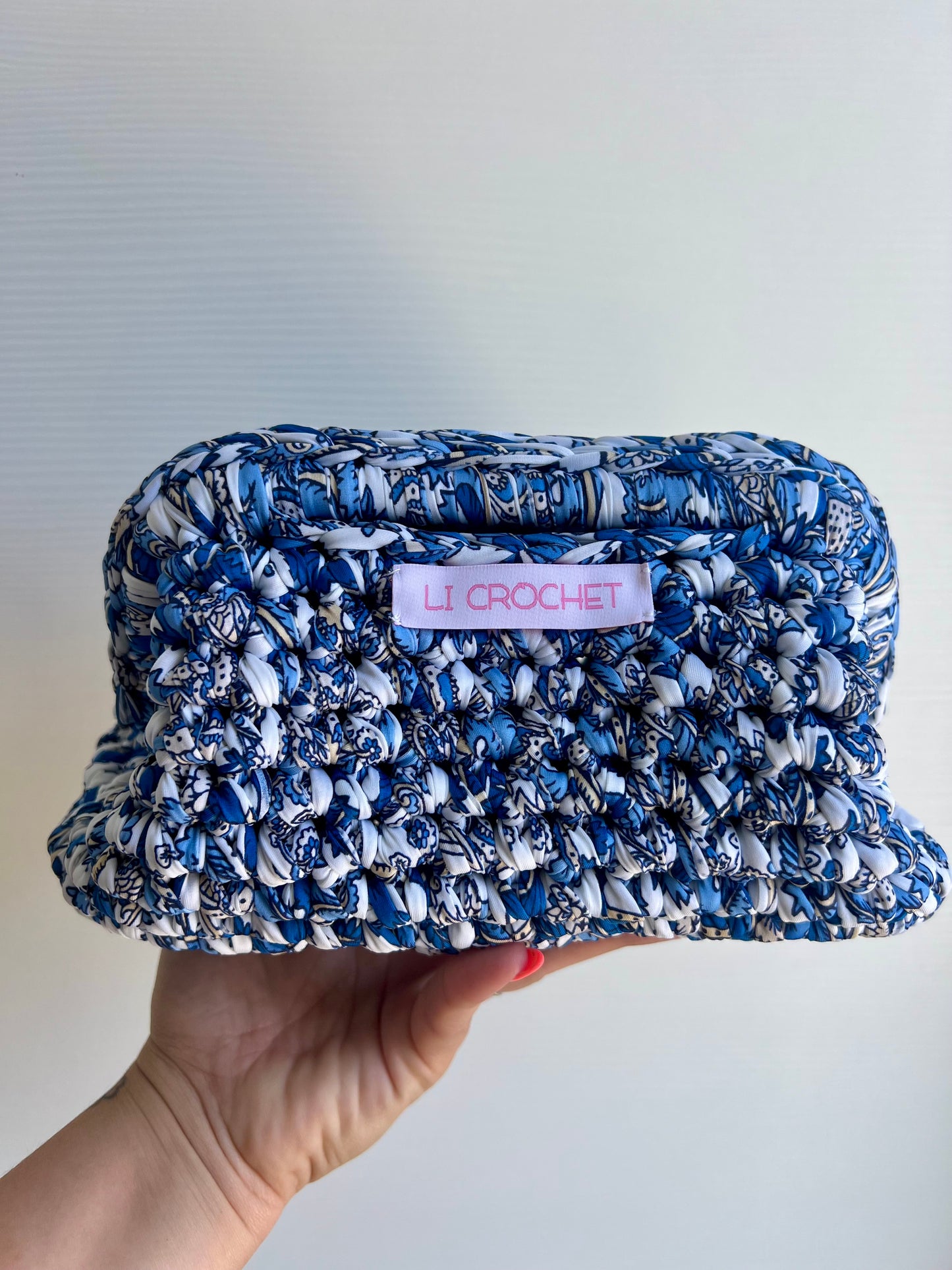 Clutch effetto bandana blu💙
