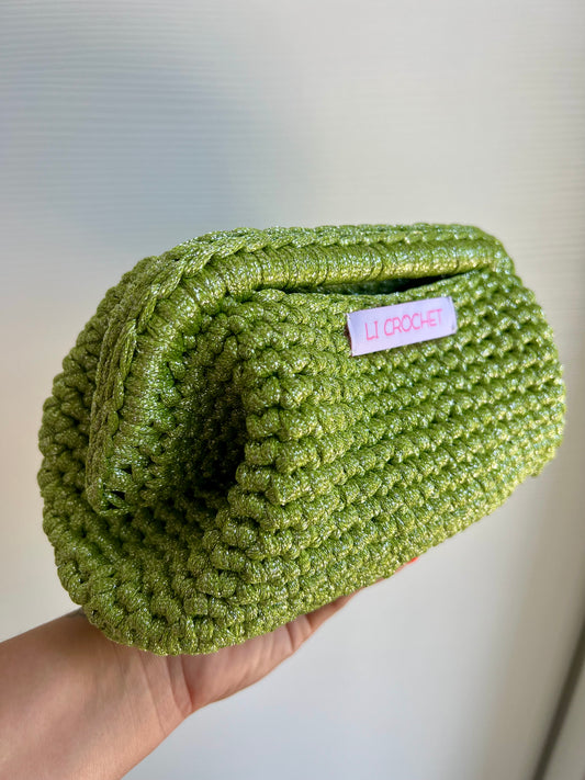 Clutch lurex verde 💚