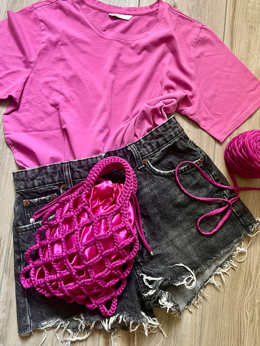 Crochet bag fucsia🩷