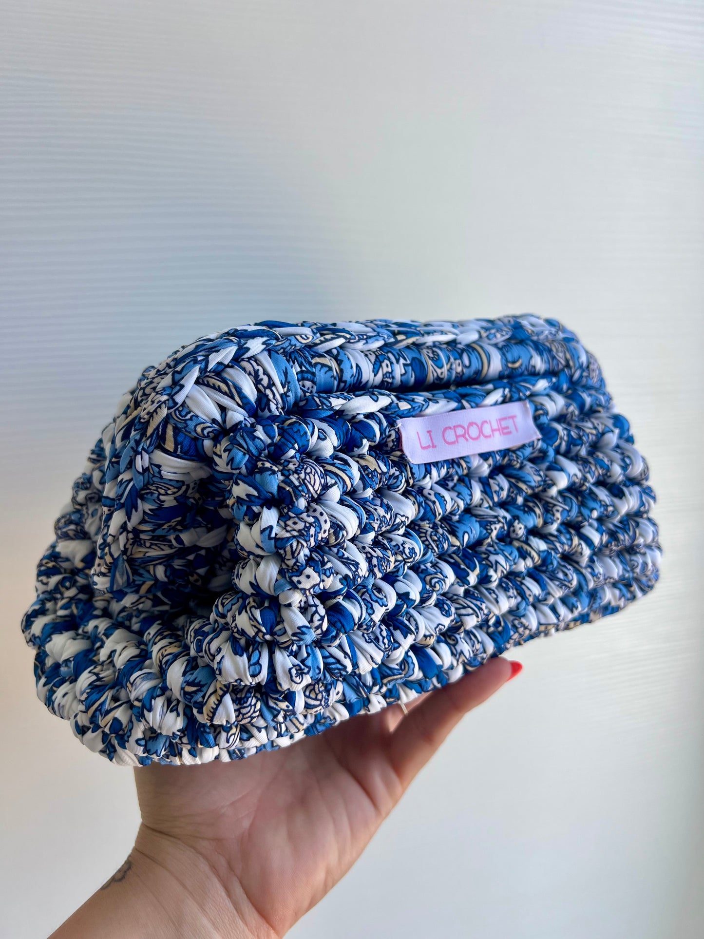Clutch effetto bandana blu💙