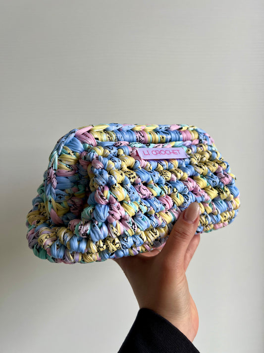 Clutch effetto bandana 💛💜