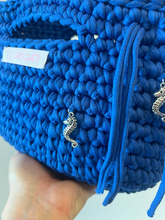 Borsa da spiaggia con charms💙