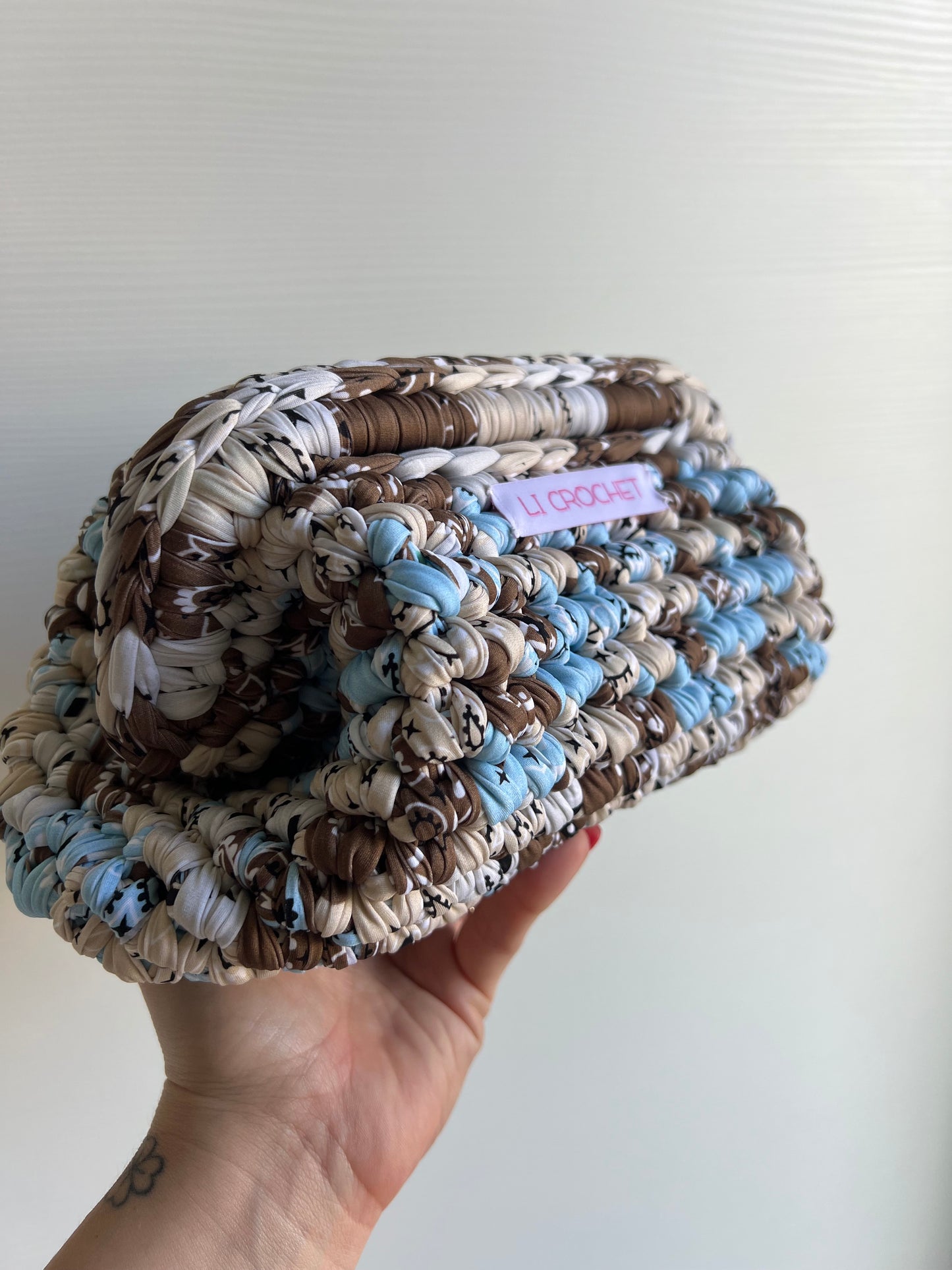Clutch effetto bandana 💛💜