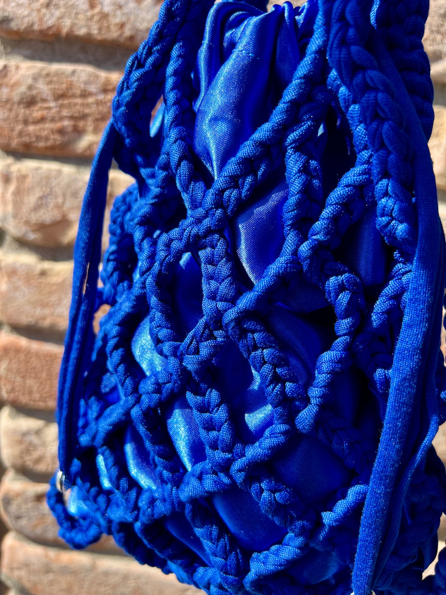 Crochet bag blu 💙